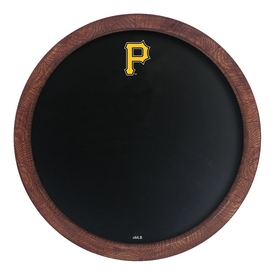 Pittsburgh Pirates: Chalkboard "Faux" Barrel Top Sign, MBPITT-630-01