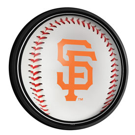 San Francisco Giants: Baseball - Round Slimline Lighted Wall Sign, MBSANF-130-31