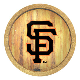 San Francisco Giants: Logo - "Faux" Barrel Top Sign, FNB-MBSANF-240-04 San Francisco Giants: Logo - "Faux" Barrel Top Sign, FNB-MBSANF-240-04