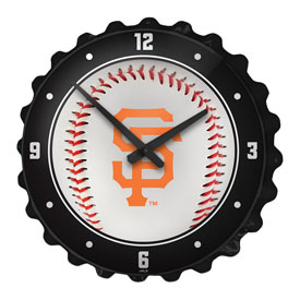 San Francisco Giants: Baseball - Bottle Cap Wall Clock, MBSANF-540-31