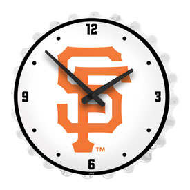 San Francisco Giants: Logo - Bottle Cap Lighted Wall Clock, MBSANF-545-02