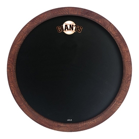 San Francisco Giants: Chalkboard "Faux" Barrel Top Sign, MBSANF-630-01