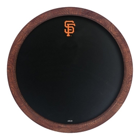 San Francisco Giants: Logo - Chalkboard "Faux" Barrel Top Sign, MBSANF-630-02