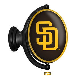 San Diego Padres: Original Oval Rotating Lighted Wall Sign, FNB-MBSDIE-125-01B San Diego Padres: Original Oval Rotating Lighted Wall Sign, FNB-MBSDIE-125-01B