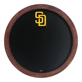 San Diego Padres: Logo - Chalkboard "Faux" Barrel Top Sign, MBSDIE-630-01