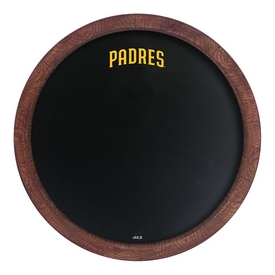 San Diego Padres: Chalkboard "Faux" Barrel Top Sign, MBSDIE-630-02