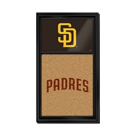 San Diego Padres: Dual Logo - Cork Note Board, AGS-MBSDIE-640-02A San Diego Padres: Dual Logo - Cork Note Board, AGS-MBSDIE-640-02A