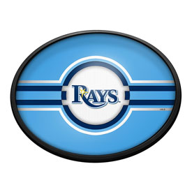 Tampa Bay Rays: Oval Slimline Lighted Wall Sign, FNB-MBTBAY-140-01A Tampa Bay Rays: Oval Slimline Lighted Wall Sign, FNB-MBTBAY-140-01A