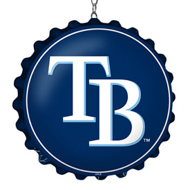 Tampa Bay Rays: Logo - Bottle Cap Dangler, MBTBAY-220-02