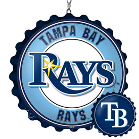 Tampa Bay Rays: Double-Sided Bottle Cap Dangler, MBTBAY-220-03