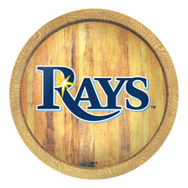 Tampa Bay Rays: "Faux" Barrel Top Sign, FNB-MBTBAY-240-01 Tampa Bay Rays: "Faux" Barrel Top Sign, FNB-MBTBAY-240-01