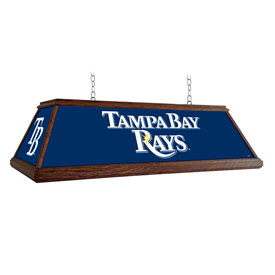 Tampa Bay Rays: Premium Wood Pool Table Light, MBTBAY-330-01A