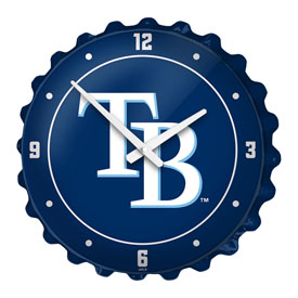 Tampa Bay Rays: Logo - Bottle Cap Wall Clock, MBTBAY-540-02