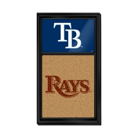 Tampa Bay Rays: Dual Logo - Cork Note Board, AGS-MBTBAY-640-02A Tampa Bay Rays: Dual Logo - Cork Note Board, AGS-MBTBAY-640-02A