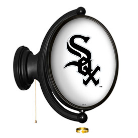 Chicago White Sox: Original Oval Rotating Lighted Wall Sign