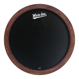 Chicago White Sox: Chalkboard "Faux" Barrel Top Sign, MBWSOX-630-02