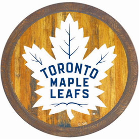Toronto Maple Leaf: "Faux" Barrel Top Sign, NHTOML-240-01