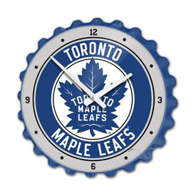 Toronto Maple Leaf: Bottle Cap Wall Clock, NHTOML-540-01