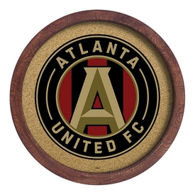 Atlanta United: "Faux" Barrel Framed Cork Board, MSATLU-632-01