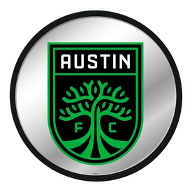 Austin F.C.: Modern Disc Mirrored Wall Sign, MSAUST-235-01