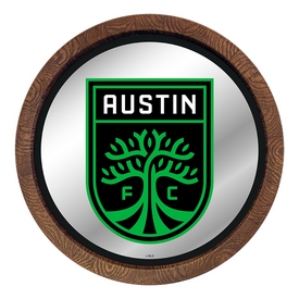 Austin F.C.: Barrel Top Framed Mirror Mirrored Wall Sign, FNB-MSAUST-245-01A Austin F.C.: Barrel Top Framed Mirror Mirrored Wall Sign, FNB-MSAUST-245-01A