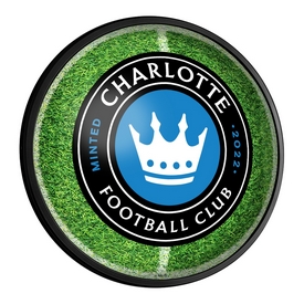 Charlotte FC: Pitch - Round Slimline Lighted Wall Sign, MSCHAR-130-02