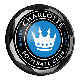 Charlotte FC: Soccer - Round Slimline Lighted Wall Sign, MSCHAR-130-51