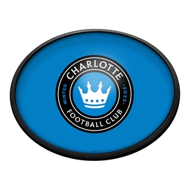 Charlotte FC: Oval Slimline Lighted Wall Sign, MSCHAR-140-01