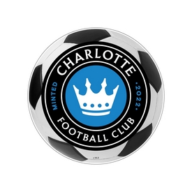 Charlotte FC: Soccer Ball - Edge Glow Lighted Wall Sign, MSCHAR-150-51
