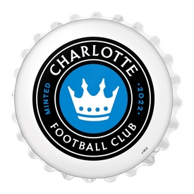 Charlotte FC: Bottle Cap Wall Light, MSCHAR-215-01