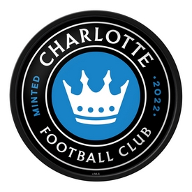 Charlotte FC: Modern Disc Wall Sign, MSCHAR-230-01