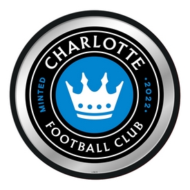 Charlotte FC: Modern Disc Mirrored Wall Sign, MSCHAR-235-01