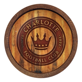 Charlotte FC: Branded "Faux" Barrel Top Sign, MSCHAR-240-02