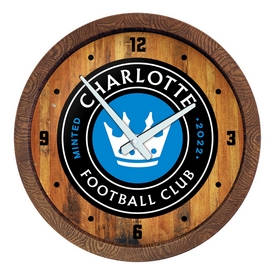 Charlotte FC: "Faux" Barrel Top Clock, MSCHAR-560-01