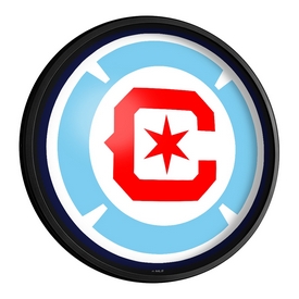 Chicago Fire: Round Slimline Lighted Wall Sign, MSCHIF-130-01