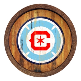 Chicago Fire: Weathered "Faux" Barrel Top Sign, MSCHIF-240-03
