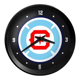 Chicago Fire: Ribbed Frame Wall Clock, MSCHIF-530-01