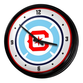 Chicago Fire: Retro Lighted Wall Clock, FNB-MSCHIF-550-01A Chicago Fire: Retro Lighted Wall Clock, FNB-MSCHIF-550-01A