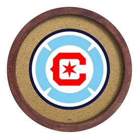 Chicago Fire: "Faux" Barrel Framed Cork Board, MSCHIF-632-01