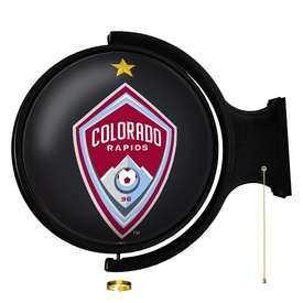 Colorado Rapids: Original Round Rotating Lighted Wall Sign, MSCOLO-115-01