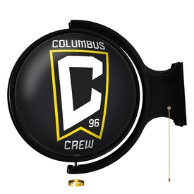 Columbus Crew: Original Round Rotating Lighted Wall Sign, MSCOLU-115-01