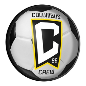 Columbus Crew: Soccer - Round Slimline Lighted Wall Sign, MSCOLU-130-51