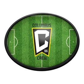 Columbus Crew: Pitch - Oval Slimline Lighted Wall Sign, MSCOLU-140-03