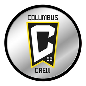Columbus Crew: Modern Disc Mirrored Wall Sign, MSCOLU-235-01