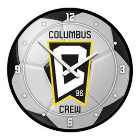 Columbus Crew: Soccer Ball - Modern Disc Wall Clock, MSCOLU-510-51