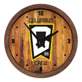 Columbus Crew: "Faux" Barrel Top Clock, MSCOLU-560-01