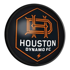 Houston Dynamo: Round Slimline Lighted Wall Sign, MSHOUS-130-01