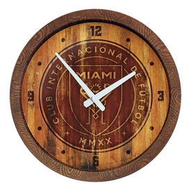 Inter Miami CF: Branded "Faux" Barrel Top Clock, MSMIAM-560-02