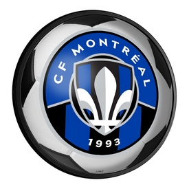 CF MontrÃƒÂ©al: Soccer - Round Slimline Lighted Wall Sign, MSMONT-130-51