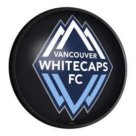 Vancouver Whitecaps FC: Round Slimline Lighted Wall Sign, MSVANC-130-01